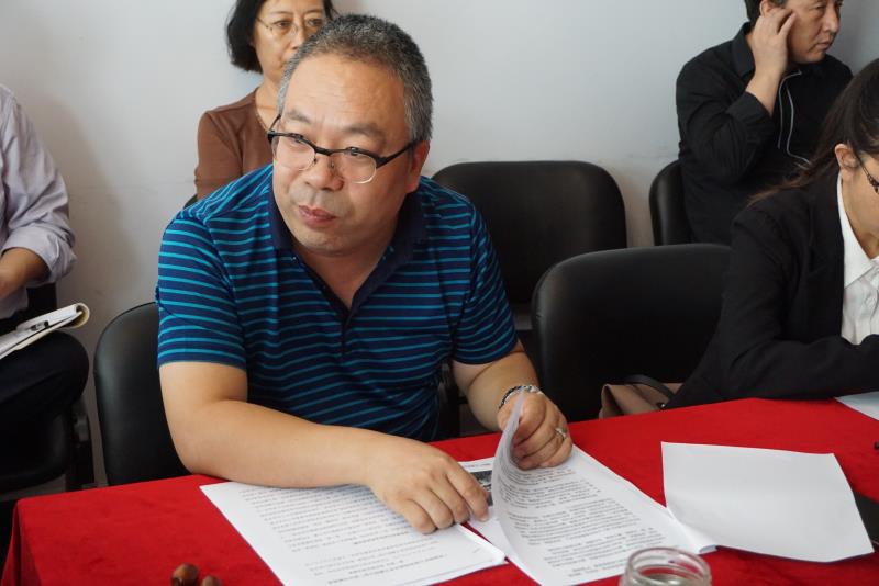 我所张连峰律师组织全所律师学习司法部张军部长讲话